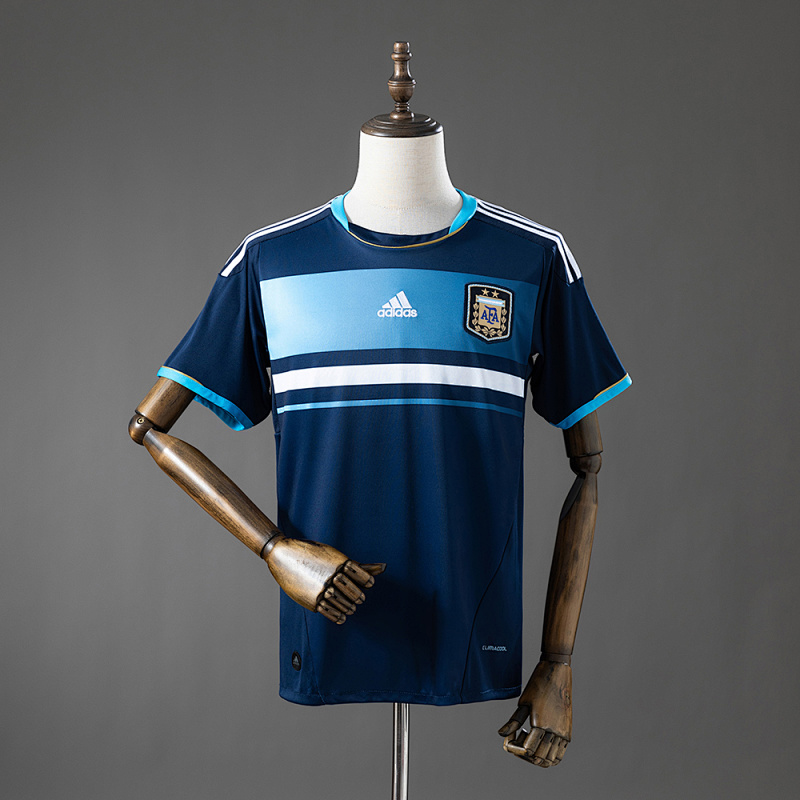 Camiseta retro de visitante de Argentina 2011, tallas S-XXL